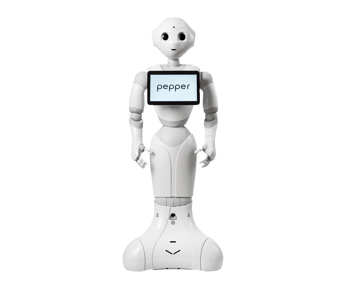 Pepper, full body — the home companion robot from HOMY Robotics