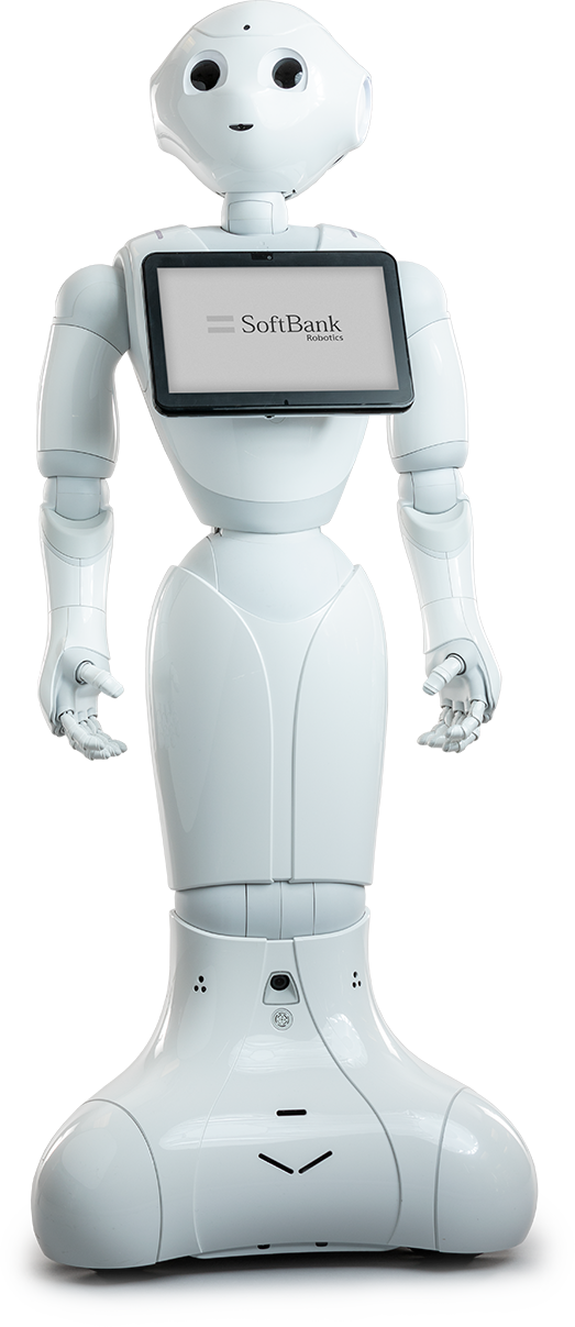Pepper, the humanoid robot platform by SoftBank Robotics — HOMY Robotics' OEM partner